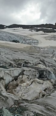 Attacco della seconda parte dell'Isère con numerose crepe