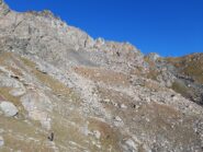 Il profilo della Cresta Dumontel.