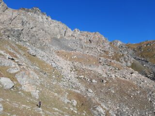 Il profilo della Cresta Dumontel.