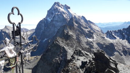 dalla Venezia Il Monviso leggeremente imbiancato..