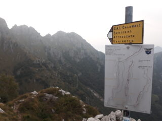 Indicazioni al Pian Serrada.
