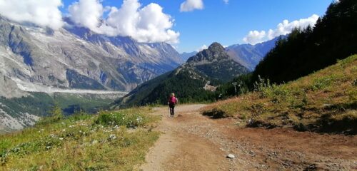 Sullo sfondo il Mont Chetif