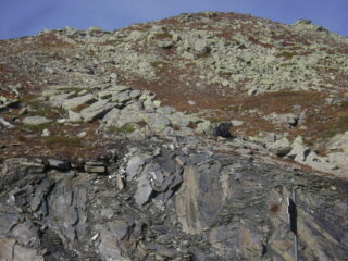 dalla stazione a monte degli impianti Basse Tete, risalita verso la cresta del Bortsalet