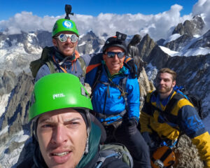 In vetta con Andre, Albi e Alex