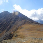 Cresta fino a Punta Valletta vista dalla Tete Noire