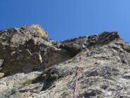 Le belle placche che precedono la cresta