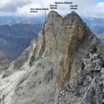 Vista dall'anticima di NE 3374mt.