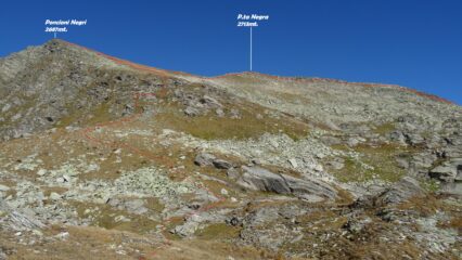 I Poncioni Negri e la P.ta Negra vista dalla Bassa del Lago Scuro.
