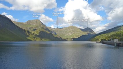 Lago Ritom ,visto dalla diga omonima.