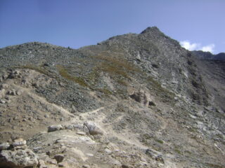 dal Col Rosset verso le Punte Leynir che ancora non si vedono
