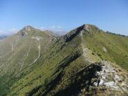 Crinale con Cime de Gonella e Pointe de Ventabren