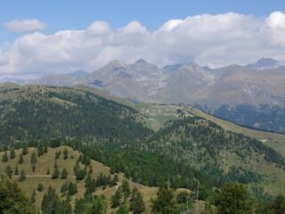 Panorama dalla vetta del Maoune