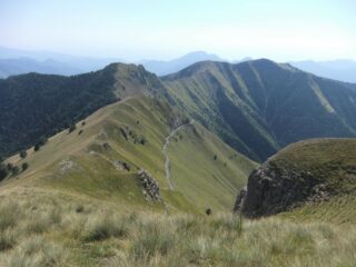 Scendendo dalla Pointe de Ventabren