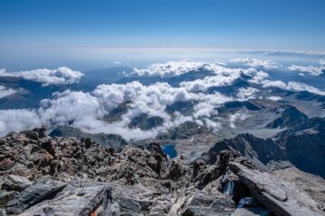 Vista sul lago Grande di Viso da punta Trieste