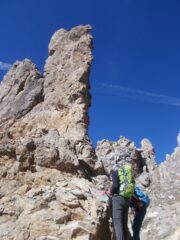 spettacolari torrioni sul percorso 