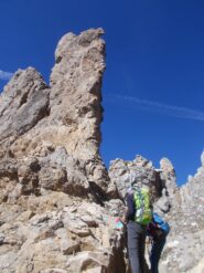 spettacolari torrioni sul percorso 