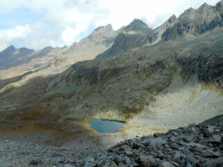il lago Lestio salendo al passo Vallanta