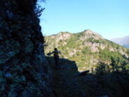 sentiero panoramico nella prima parte