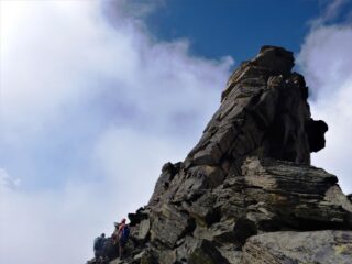 Dal passo Guillemin verso la cima.