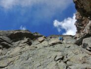 Ultimo azzurro in discesa del canale.