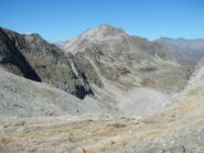 dal Colle Sommeiller vista sul Lac Noir e Le Petit Vallon