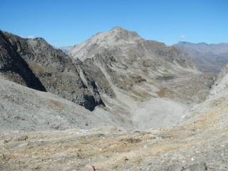dal Colle Sommeiller vista sul Lac Noir e Le Petit Vallon