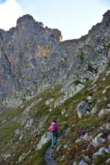 Salendo verso il Colle dell'Aver
