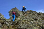 Roccette in cresta al ritorno