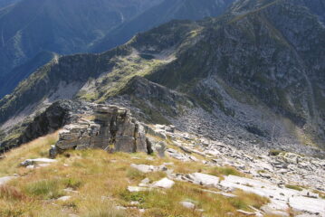 Dalla vetta del Gemello: Colle della Mologna Piccola, sentiero 6C e Lago Riazzale