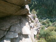 i traverso del 6c+, dopo il duro ribalto