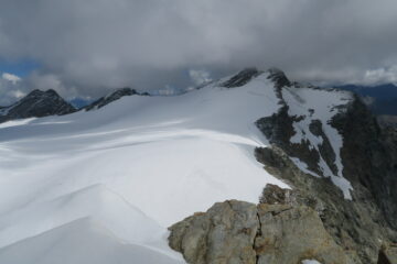 il comodo ghiacciaio per raggiungere il Rutor