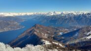 Vista sul Lario dalla cima