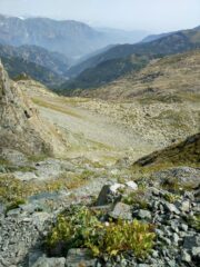Quasi al colle, sguardo verso il canalino