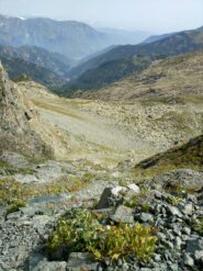 Quasi al colle, sguardo verso il canalino