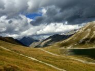 Nubi minacciose scendendo al rifugio
