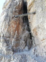 Resti delle vecchie scale della Prima Guerra Mondiale