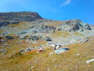 Pendio salito su sdrucciolevoli tracce, non sembra, ma è ripido