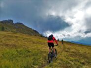 Sul lungo traverso in direzione di Rocca Bellina.