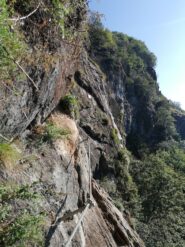 Traverso esposto e muro