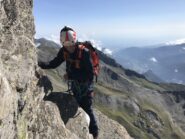 Ale sul primo passaggio un pò esposto ma con spit e moschettone