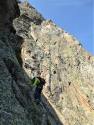 Discesa sulla ferrata Gamba