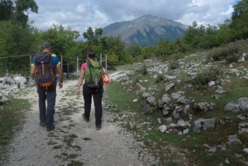 Sul tratturo prima del colle Jajacque