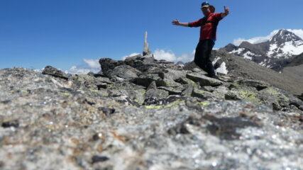 in vetta alla Punta Nord di Laval