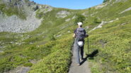 salendo verso il Colle della Croce