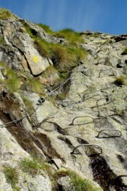 Ferrata semplice e molto attrezzata