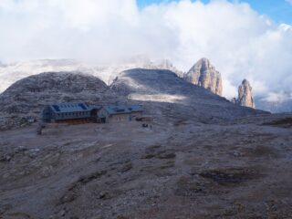 Il Rifugio Boè dopo i lavori.