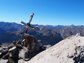 La croce di vetta.