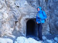 L'ingresso a monte della galleria non è certamente dei più agevoli!