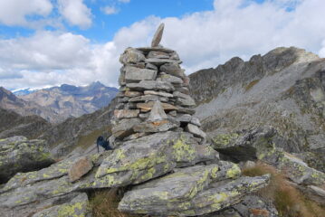 In vetta alla Punta Lazouney