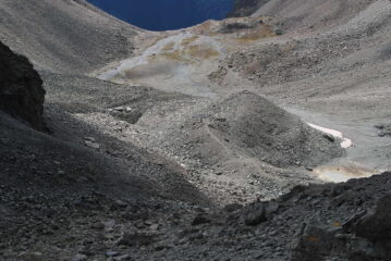 Il Plan de la Sabbla visto dal colle